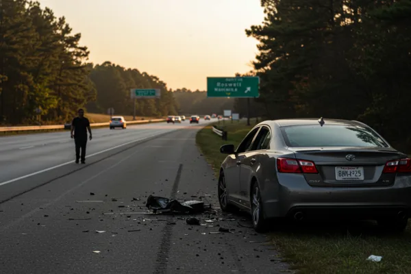 I-75 Georgia: Lesión Personal en Roswell (2026)