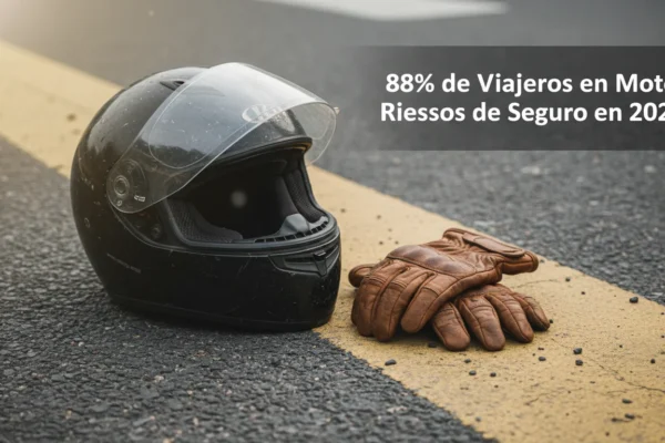 88% de Viajeros en Moto: Riesgos de Seguro en 2024