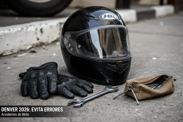 Accidentes de moto en Denver: Evita 5 errores en 2026