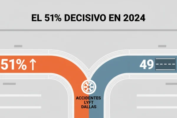 Accidentes Lyft Dallas: El 51% Decisivo en 2024