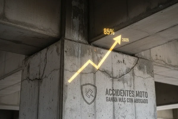Accidentes Moto: 85% Ganan Más con Abogado en 2026