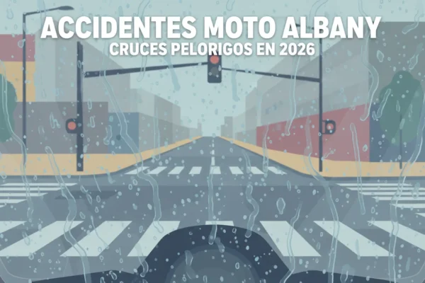 Accidentes Moto Albany: Cruces Peligrosos en 2026