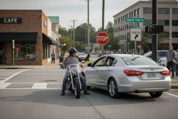 Accidentes Moto Marietta: Claves 2026 Preferencia Vial