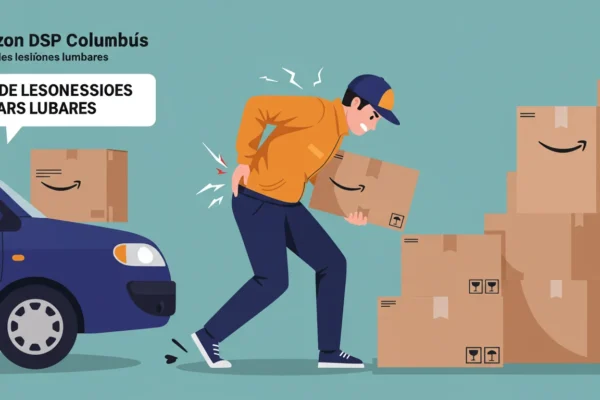 Amazon DSP Columbus: 35% de lesiones lumbares