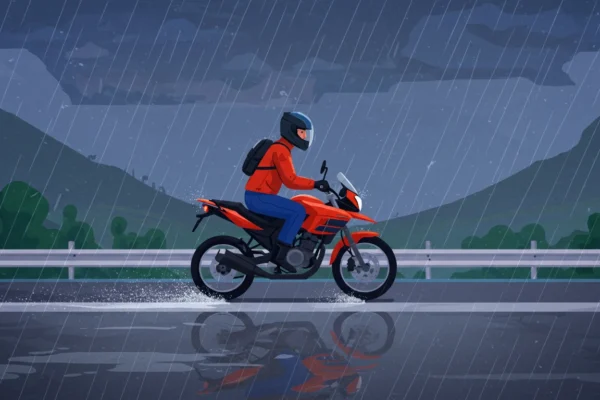 Clima Columbus: 60% más riesgo moto en lluvia 2026