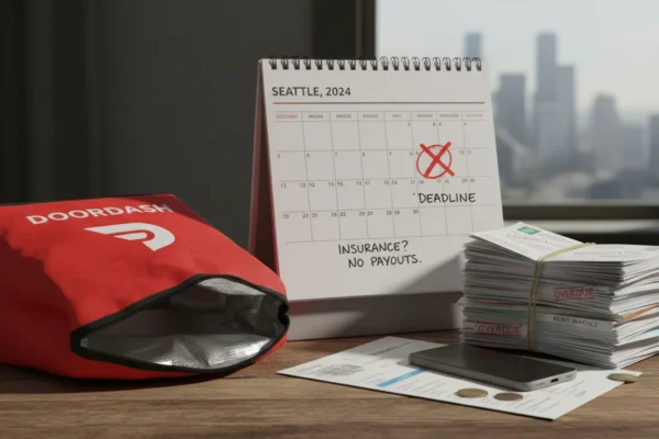 DoorDash Seattle: Riesgos sin seguro en 2024