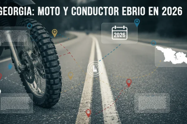 Georgia: Moto y Conductor Ebrio en 2026