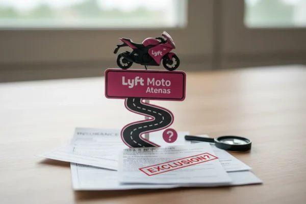 Lyft Moto Atenas 2026: ¿Su seguro lo cubre?