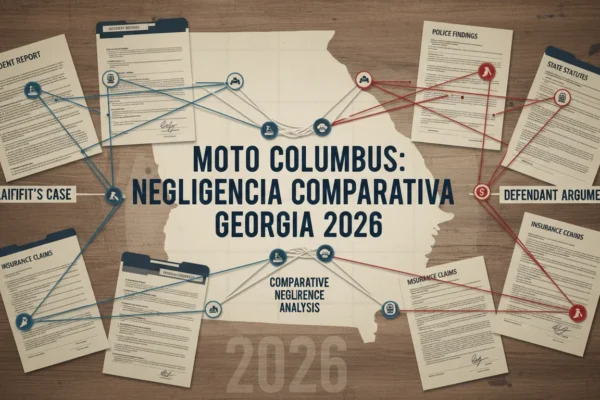 Moto Columbus: Negligencia Comparativa Georgia 2026
