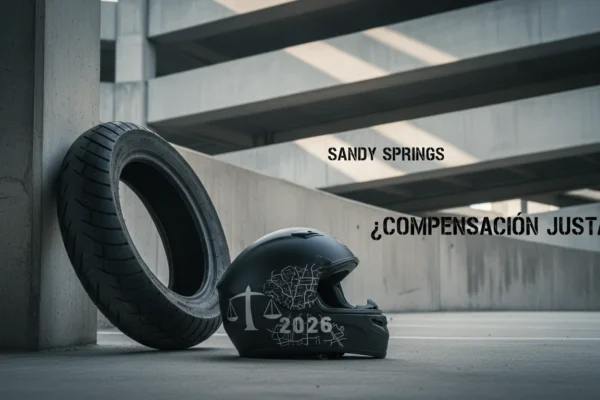 Motociclistas Sandy Springs: ¿Compensación justa en 2026?