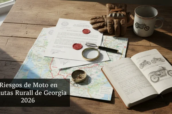 Riesgos de Moto en Rutas Rurales de Georgia 2026
