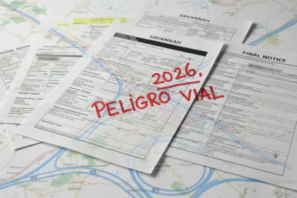 Savannah: Peligro vial en entradas de autopistas 2026