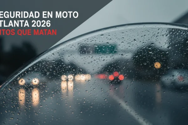 Seguridad en moto Atlanta 2026: Mitos que matan