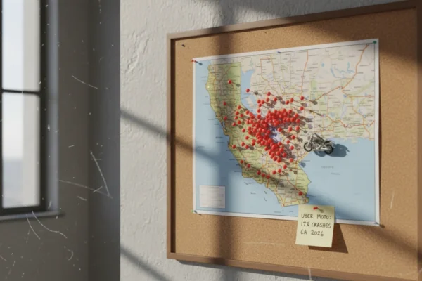 Uber Moto: 17% de Atropellos en California 2026