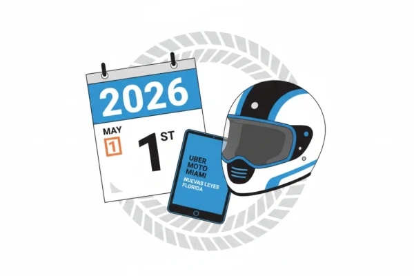Uber Moto Miami: Nuevas Leyes en Florida 2026