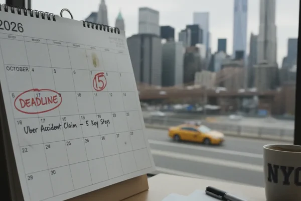 Accidente Uber New York: 5 pasos clave en 2026