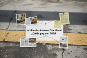Accidentes Amazon Flex Miami: ¿Quién paga en 2026?