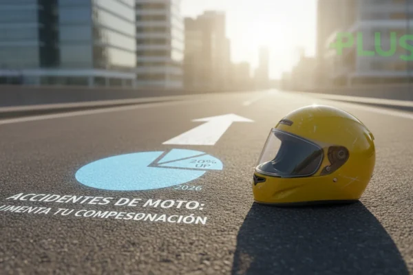 Accidentes de Moto: Aumenta tu Compensación 20% en 2026