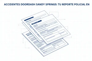 Accidentes DoorDash Sandy Springs: Tu reporte policial en