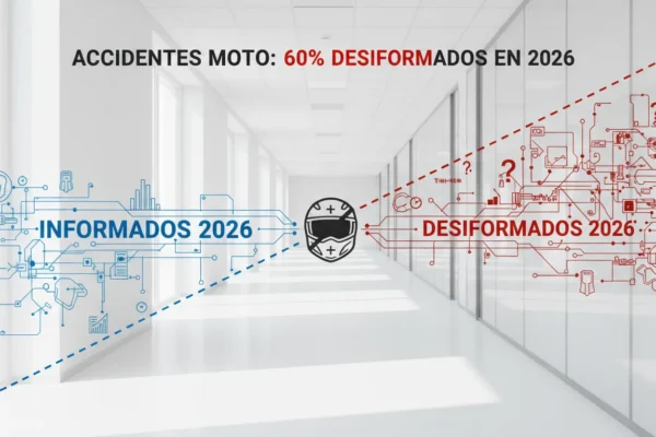 Accidentes Moto: 60% desinformados en 2026
