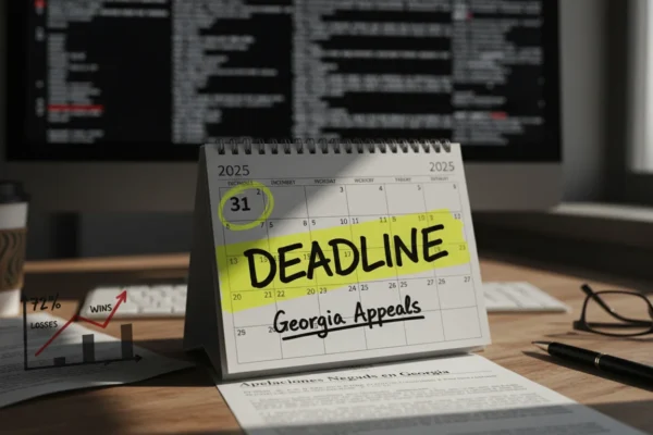 Apelaciones Negadas en Georgia: 72% Pierden en 2025