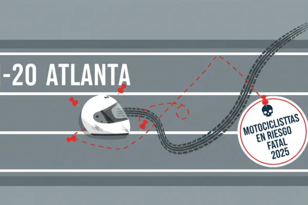 Atlanta I-20: Motociclistas en Riesgo Fatal en 2025
