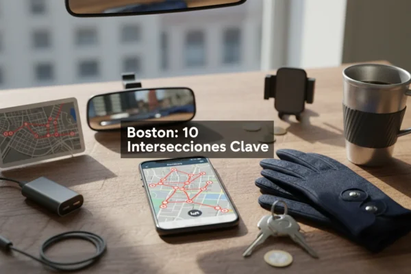 Boston: 10 Intersecciones Clave para Repartidores Lyft