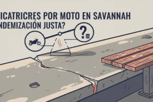 Cicatrices por Moto en Savannah: ¿Indemnización Justa en