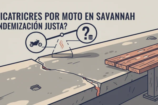 Cicatrices por Moto en Savannah: ¿Indemnización Justa en