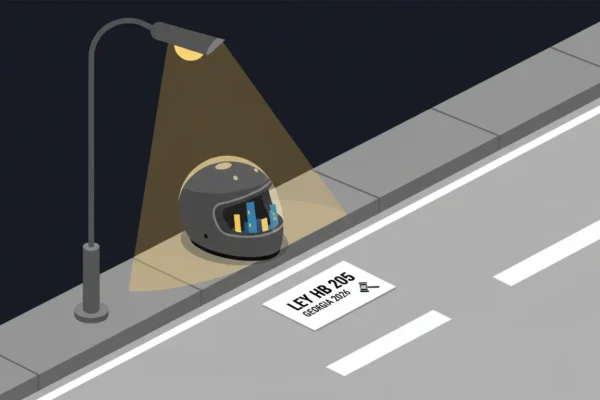 DUI Moto Georgia 2026: Ley HB 205 endurece penas