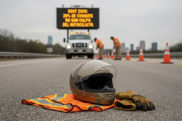 GDOT 2025: 28% de Choques No Son Culpa del Motociclista