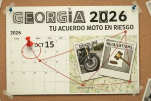 Georgia 2026: Tu acuerdo moto en riesgo en Brookhaven