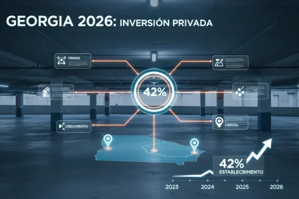 Inversión privada: el 42% de firmas en Georgia en 2026