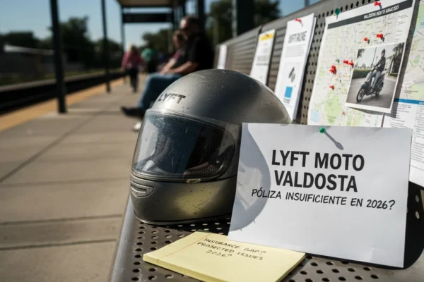 Lyft Moto Valdosta: ¿Póliza insuficiente en 2026?