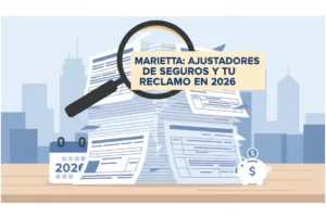 Marietta: Ajustadores de seguros y tu reclamo en 2026