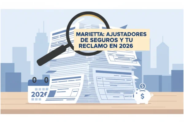 Marietta: Ajustadores de seguros y tu reclamo en 2026