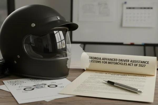 Motos ADAS: Ley de Georgia y vacíos legales 2027