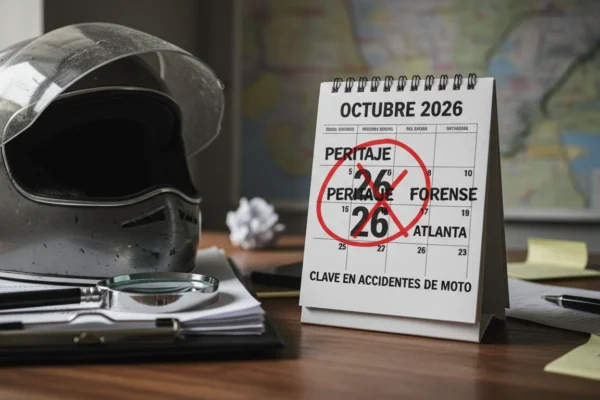 Peritaje Forense: Clave en Accidentes de Moto Atlanta 2026