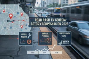 Road Rash en Georgia: Costos y Compensación 2026