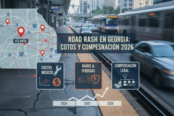 Road Rash en Georgia: Costos y Compensación 2026