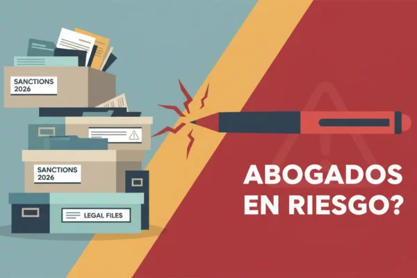 Sanciones 2026: ¿Abogados en riesgo?