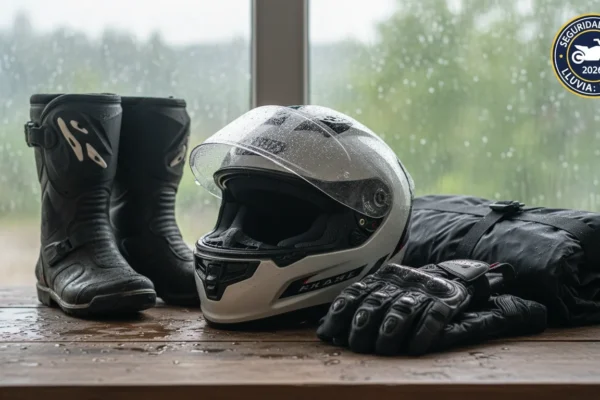 Seguridad Moto Lluvia: Mitos 2026 de la NHTSA