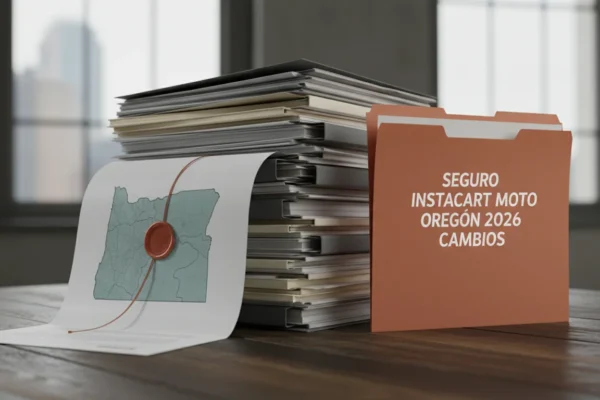 Seguro Instacart Moto en Oregón: Cambios 2026