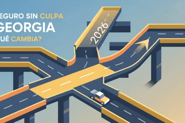Seguro sin culpa en Georgia: ¿Qué cambia en 2026?