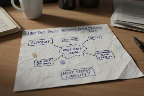 Uber Eats Boston: ¿Qué hacer tras un accidente 2026?