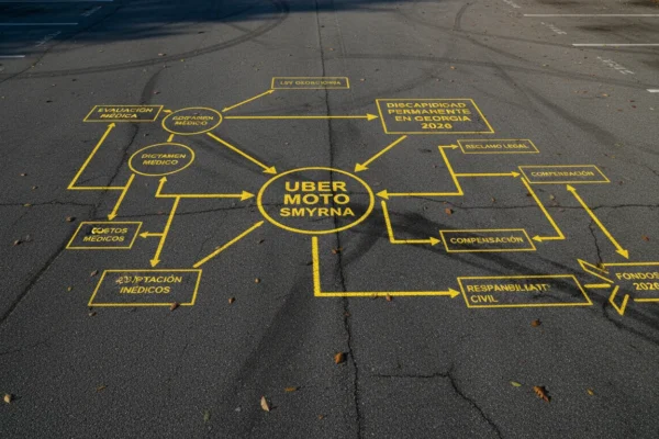 Uber Moto Smyrna: Discapacidad Permanente en Georgia 2026