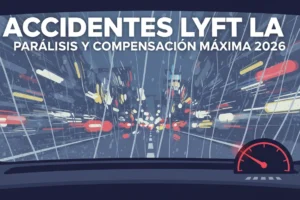Accidentes Lyft LA: Parálisis y Compensación Máxima 2026