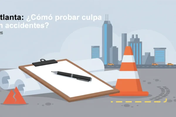 Atlanta: ¿Cómo probar culpa en accidentes 2026?