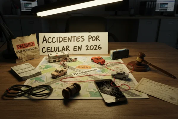 Brookhaven: Accidentes por celular en 2026