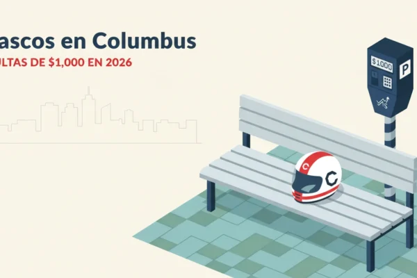 Cascos en Columbus: Multas de $1,000 en 2026